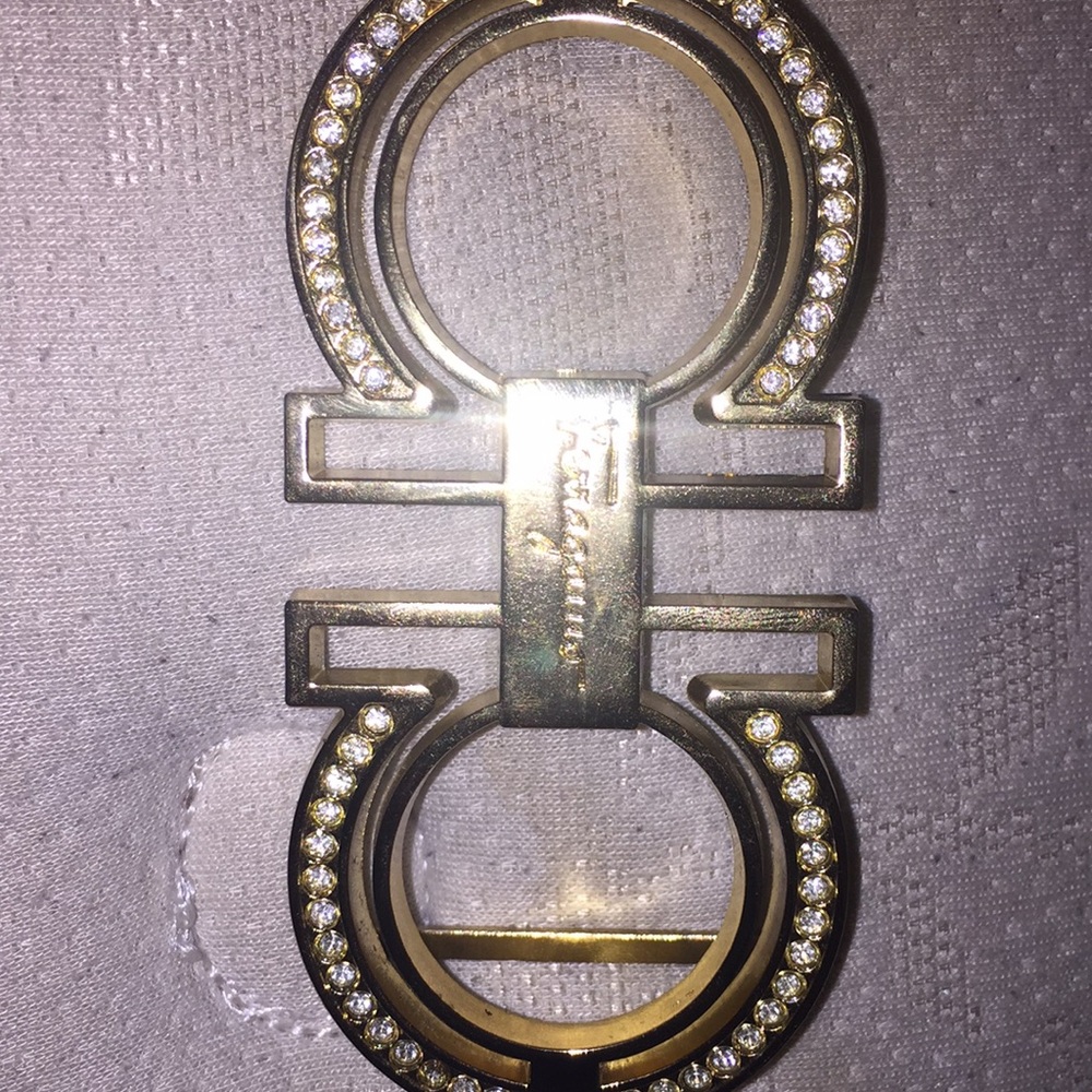 Gold Ferragamo Belt Buckle